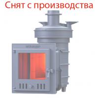 печь для бани gfs искандер 18п2 зк чугунная под облицовку (короб/дверца для пара)