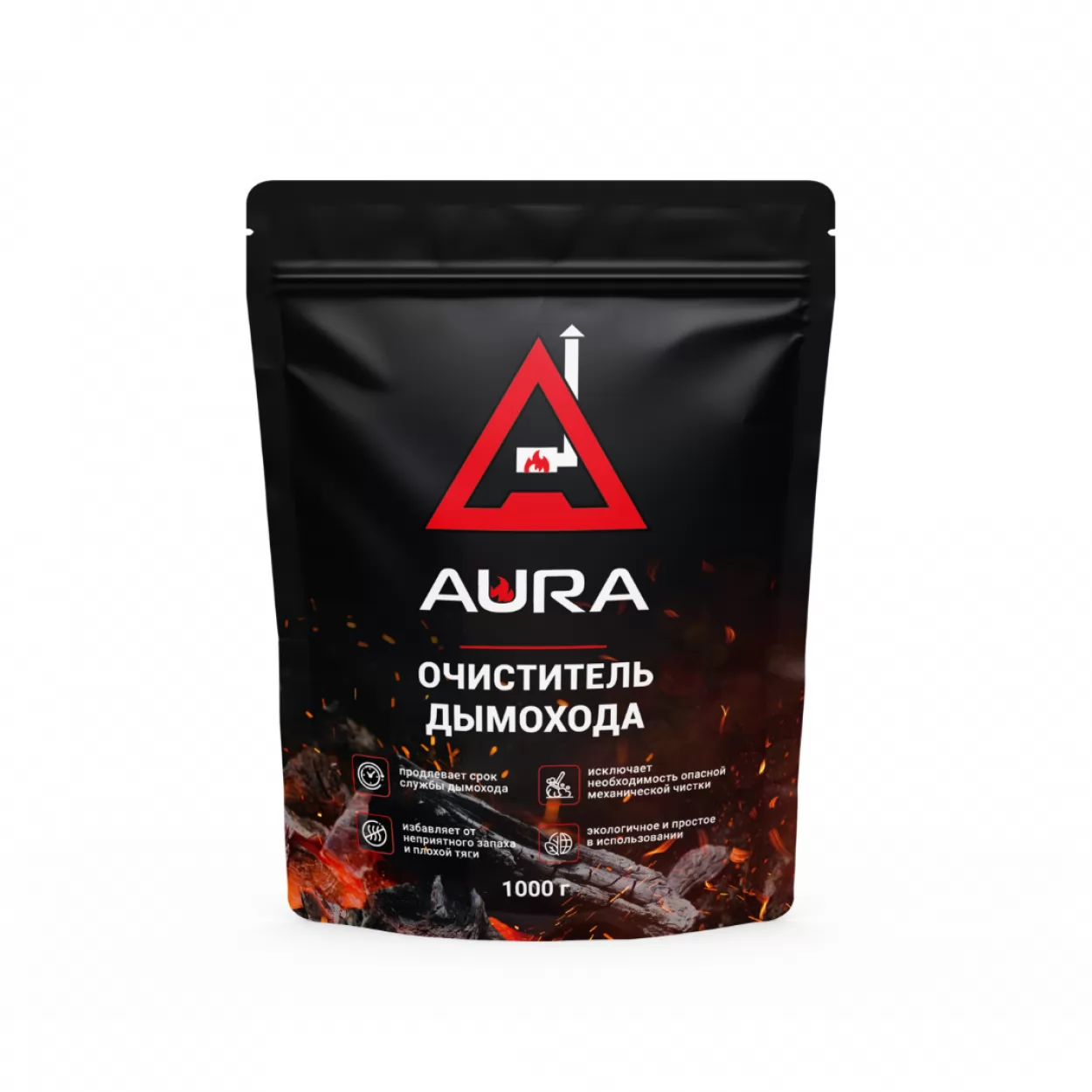 удалитель сажи дымохода aura, мерная ложка 1000 гр, 1/15 (aura)
