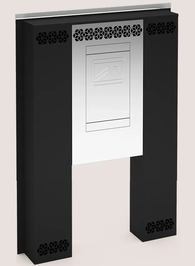 экран защитный фронтальный теплодар 30 (для витры), 1002x792x103 мм