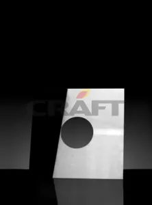 разделка craft потолочная декоративная нерж. (430/1,0 мм), 300*300, с отв. ф80