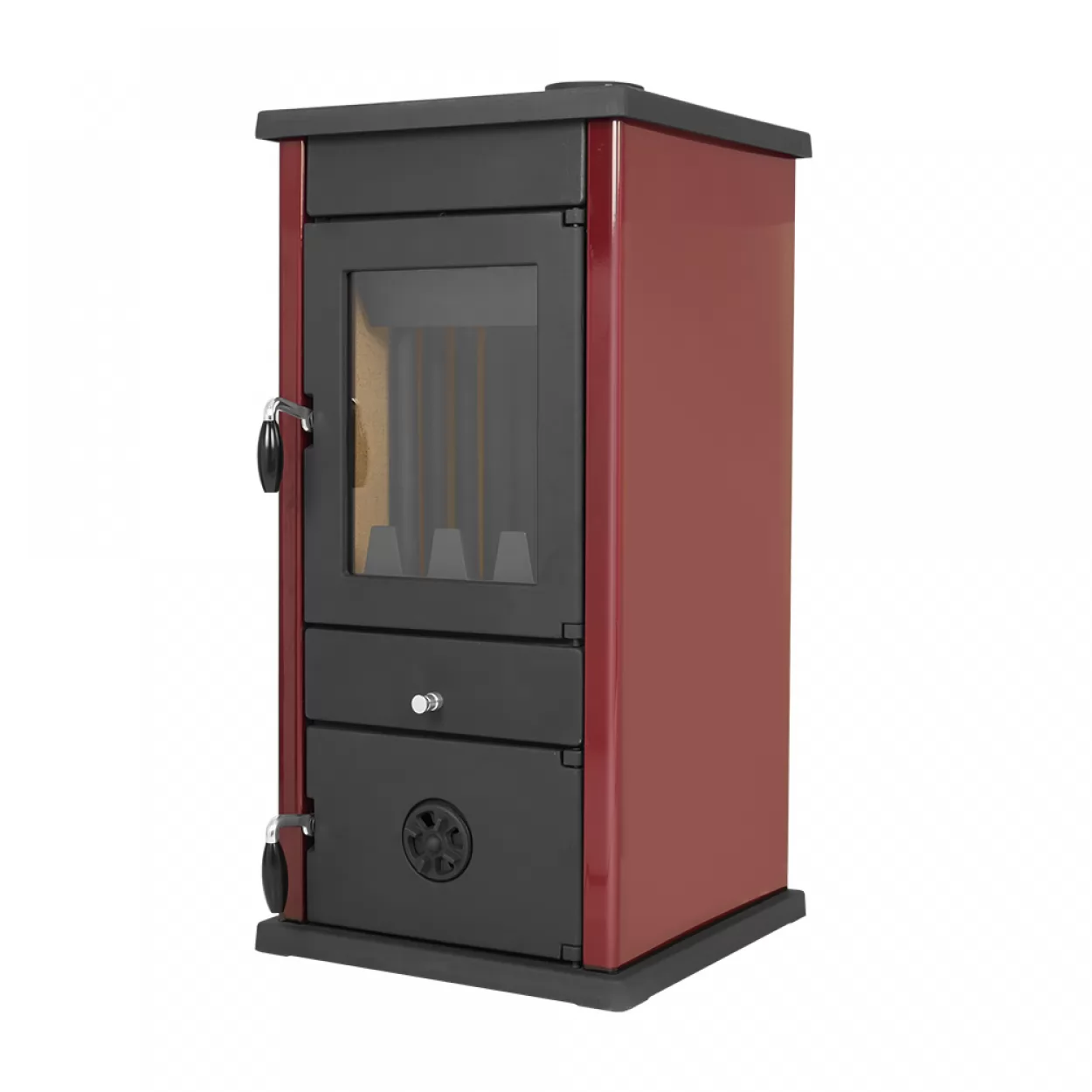отопительная печь thermo vesta plus dark red (mbs) 220 м3