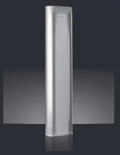 дымоход craft нержавеющий овальный (316/0,5) ф120*240 l=1,0м