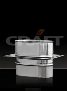 площадка craft монтажная овальная нержавеющая (316/0,5) ф120*240